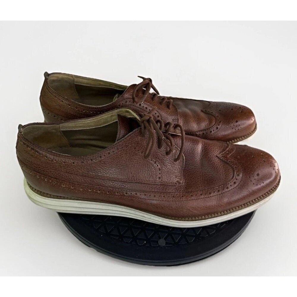 Cole Haan Men's C23441 Size 13 M ØriginalGrand Oxfords Brown/ White